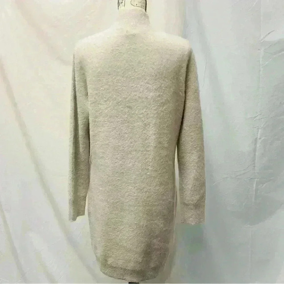 NWT Bailey 44 Cream Fuzzy Sweater Dress Size XL Long Sleeve - Picture 7 of 11